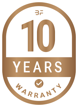10 year warranty badge